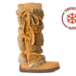 NWT! Manitoba Mukluks Tall Wrap Boot Size 8 Oak